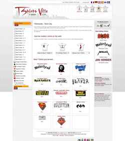 Screenshot tshirtsville.com
