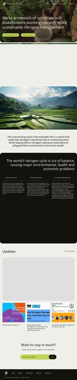 Screenshot www.initrogen.org
