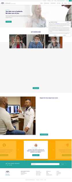 Skærmbillede osteopathic.org