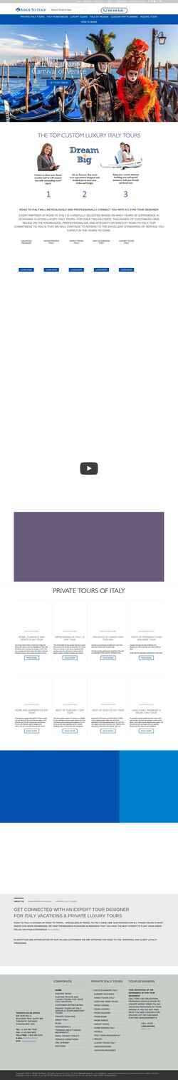 Screenshot roadtoitaly.com