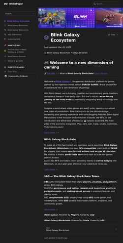 Screenshot docs.blinkgalaxy.com
