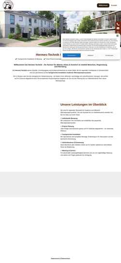 Screenshot hermes-technik.com
