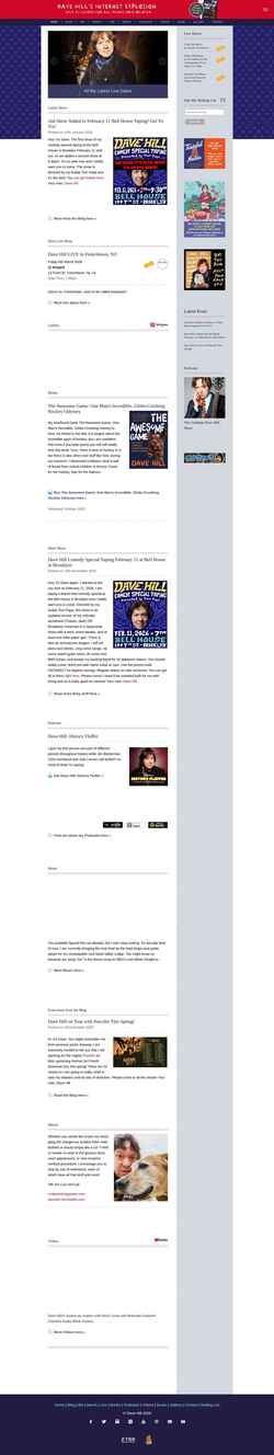 Ekran görüntüsü davehillonline.com