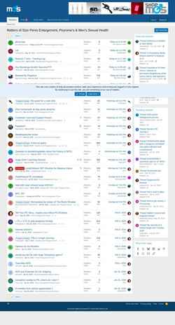 Снимак екрана mattersofsize.com