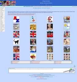 Posnetek zaslona projectbritain.com