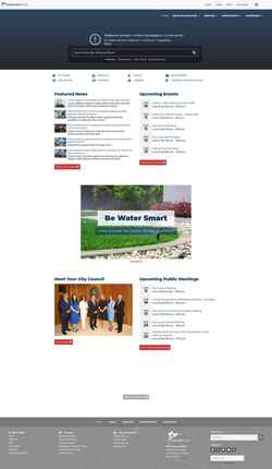 Screenshot www.roundrocktexas.gov