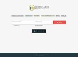 Screenshot portal.schoolcues.com