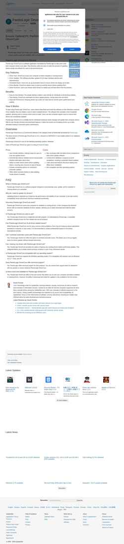 Ekraanipilt paretologic-drivercure.updatestar.com