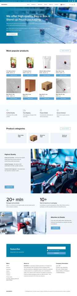 Captura de pantalla baginbox.store
