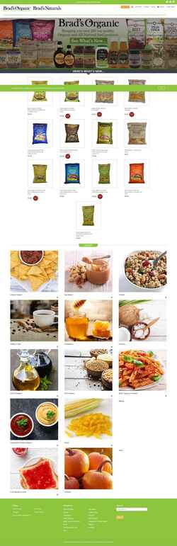 Screenshot bradsorganic.com