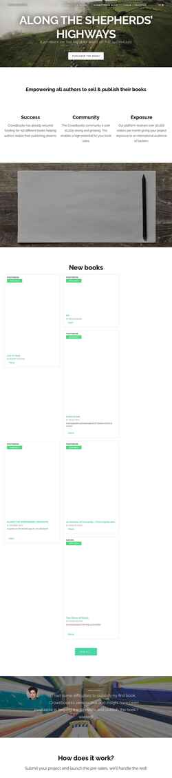 Screenshot crowdbooks.com