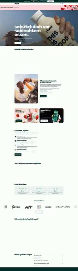 Captura de pantalla yfood.com