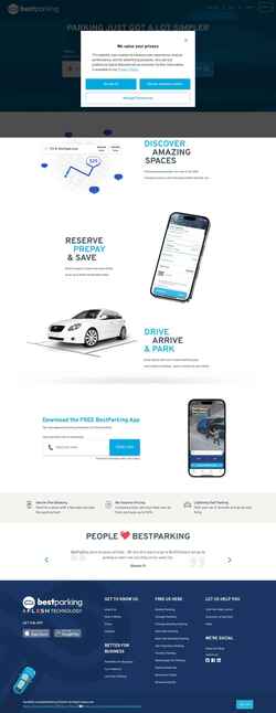 Ekran görüntüsü www.bestparking.com