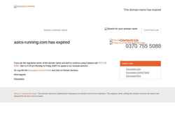Screenshot asics-running.com