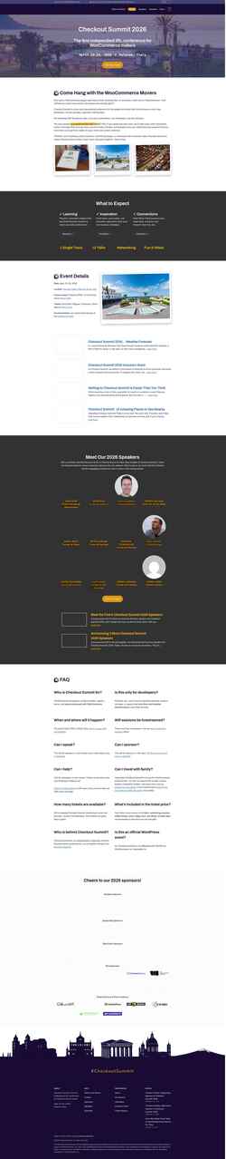 Screenshot checkoutsummit.com