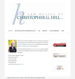 Screenshot christopherhill-law.com
