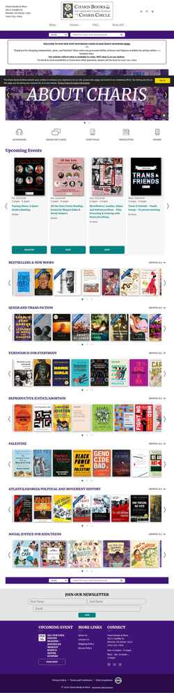 Screenshot charisbooksandmore.com