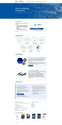 Screenshot www.se-rwth.de
