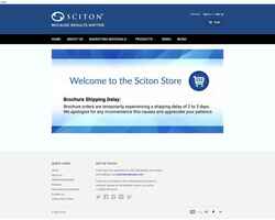 Screenshot www.scitonstore.com