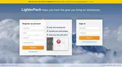 截屏 lighterpack.com