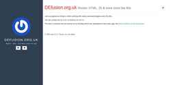 Skjermdump defusion.org.uk