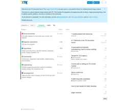 Zrzut ekranu discourse.itk.org