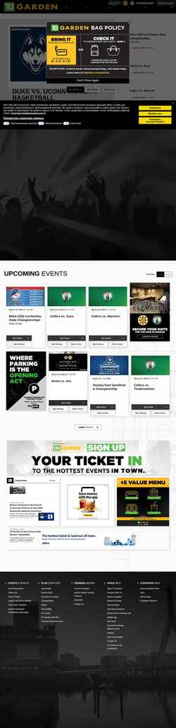 Captura de pantalla www.tdgarden.com