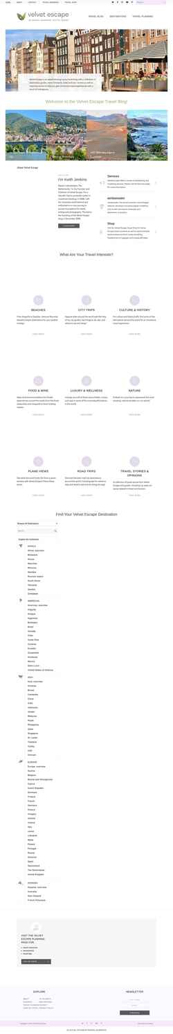 Screenshot velvetescape.com