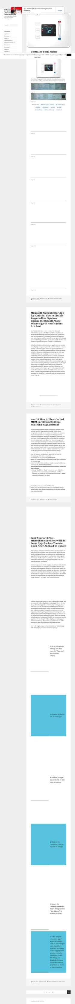 Screenshot blog.infusiontechsolutions.com