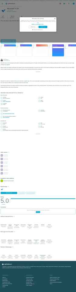 Skjermdump microsoft-to-do-pc.en.uptodown.com