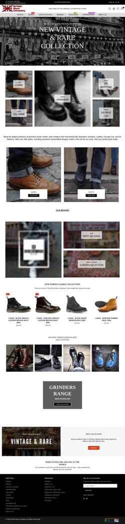 Снимак екрана www.britboot.co.uk
