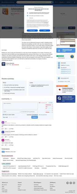 Captura de pantalla allwebmenus-pro.software.informer.com