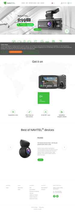 Skärmdump navitel.com