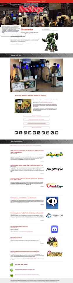 Screenshot www.mechcorps.com