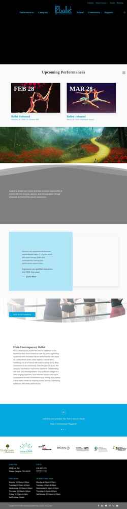 Screenshot ocballet.org