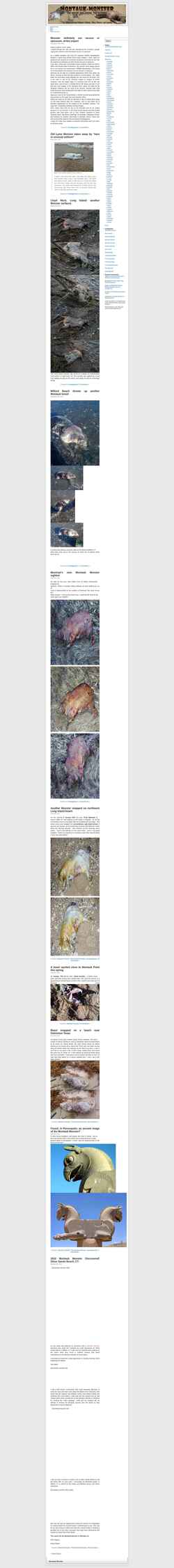 Snímek obrazovky montauk-monster.com
