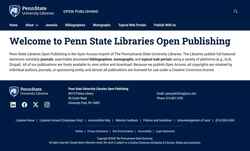 Screenshot openpublishing.psu.edu