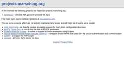 Screenshot projects.marsching.org