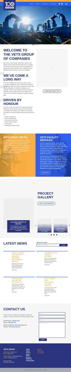 Screenshot vetsgroup.com