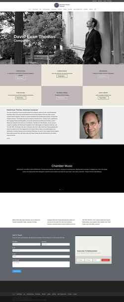 Screenshot davidevanthomas.com