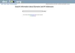 Snímka obrazovky dns.l4x.org
