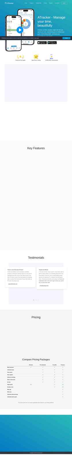 Screenshot atracker.pro