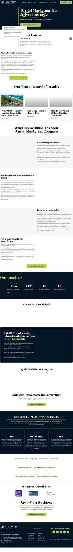 Captură de ecran builditdigitalmarketing.com