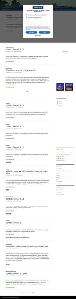 Скриншот contactform7.com