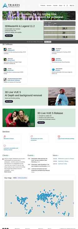 Zrzut ekranu triaxes.com