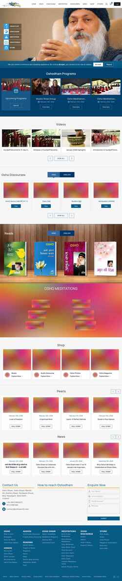 Screenshot oshoworld.com