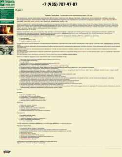 Captura de pantalla profilgroup.ru