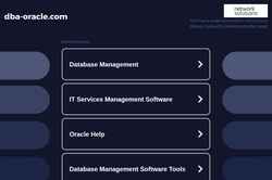 Capture d'écran dba-oracle.com