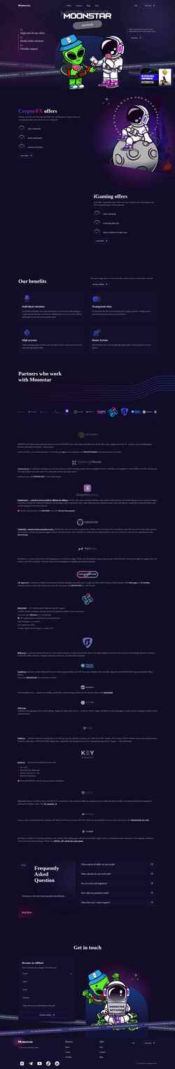 Screenshot moonstar.network