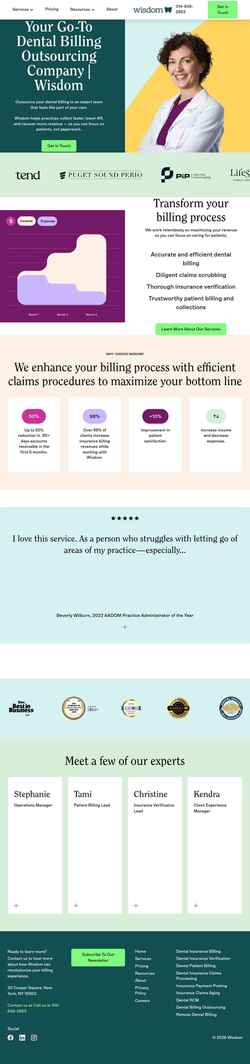 Screenshot www.withwisdom.com